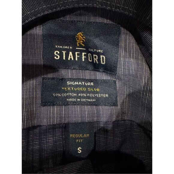 Stafford button up dress shirt (S) - Picture 3 of 4